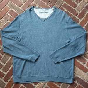 Tommy Bahama Men’s Silk Cotton V-Neck Top